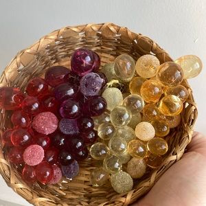 Bundle of 4 Mini Lucite Grapes